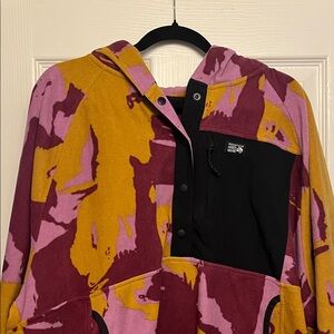 Mountain Hardwear Pink and Yellow Fleece